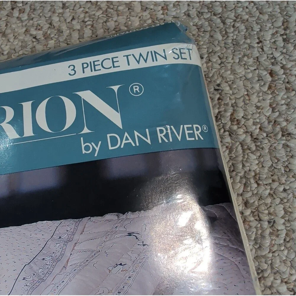 Vintage Criterion Dan River Follow the Leader Twin Sheet Set Goose Country